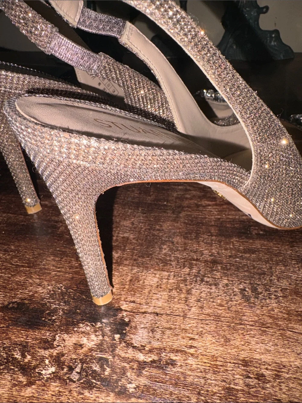 Stuart Weitzman dazzling slingback